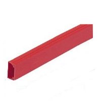 Red mini trunking 25 x 16mm 3m length