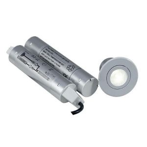 EMELED - 5W LED Downlight, 3hr NM  white bezel 62mm c/o