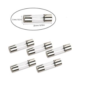 5x20mm fast glass fuse 4A pack 10