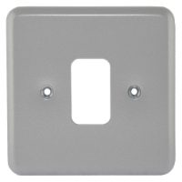 Grid Switch -  Metal Clad 1-Gang Front Plate - MK