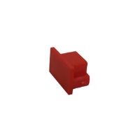 Red Stop End for PVC 25 x 16mm Mini Trunking